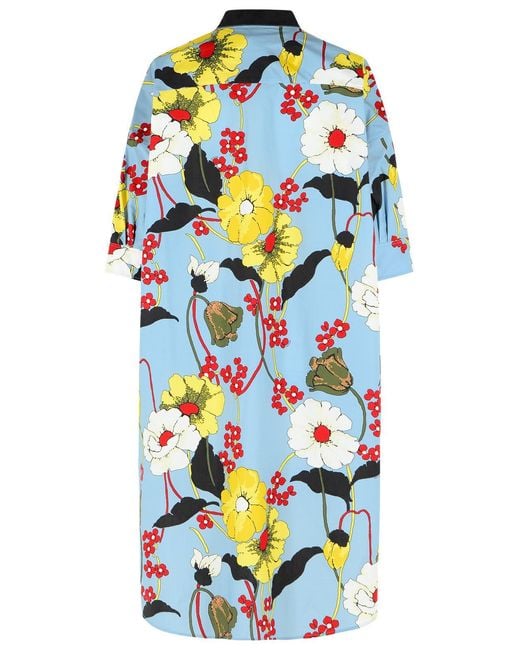 Marni Blue Cotton Dress