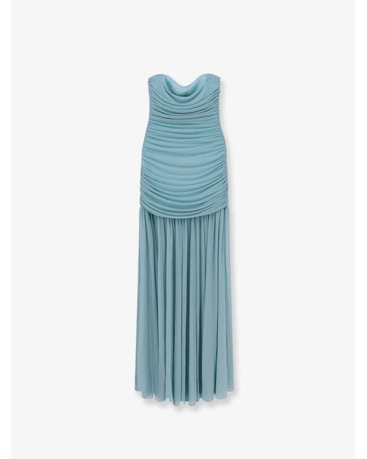 retroféte Blue Long Dress Adele