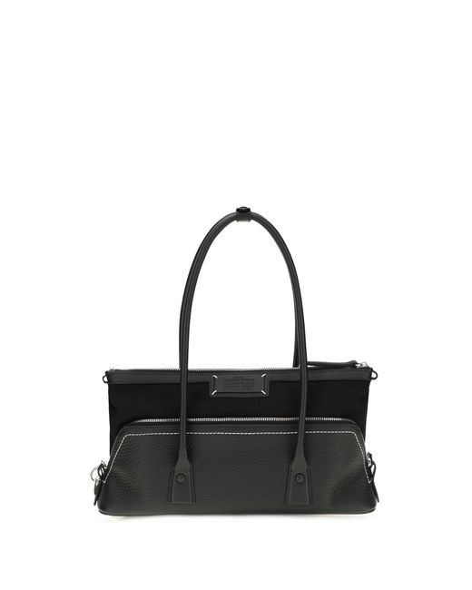 Margiela Black 5Ac Leather Shoulder Bag