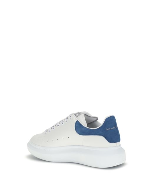 McQueen White Leather Sneakers for men