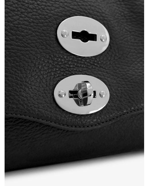 Zanellato Black Postina S Leather Crossbody Bag