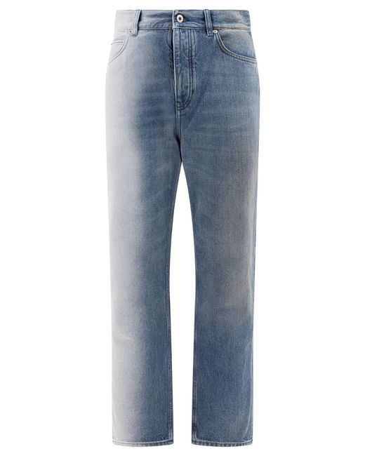 Loewe Blue Straight Leg Jeans for men
