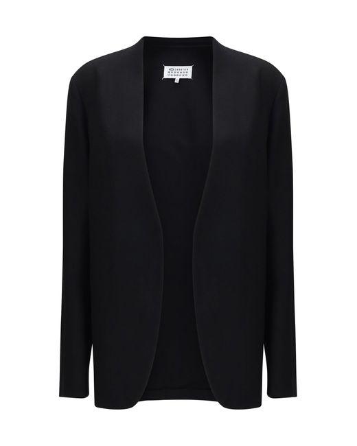 Margiela Black Minimal Virgin Wool Jacket