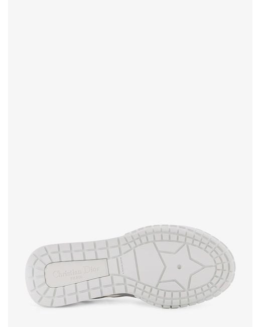 Dior White Dior Laminated Leather Dior Tech Sneakers