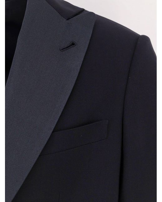 Giorgio Armani Blue Soho Wool Tuxedo for men