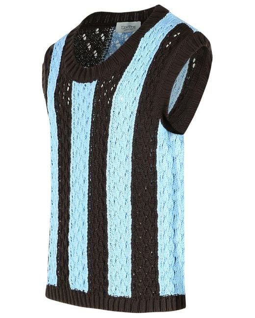 Laneus Black Cotton Vest Light for men