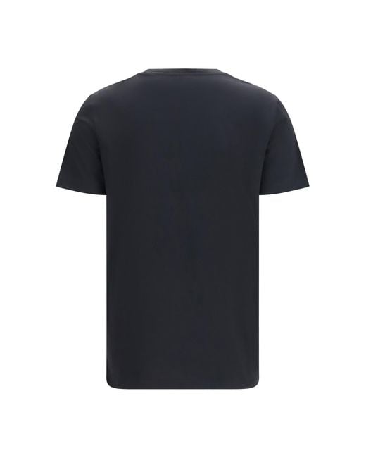 Balmain Black Cotton Logo T-Shirt