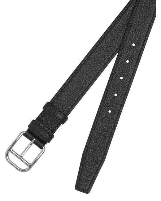 Prada Black Leather Belt for men