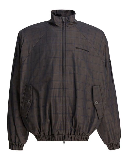 Balenciaga Gray Nylon Jacket