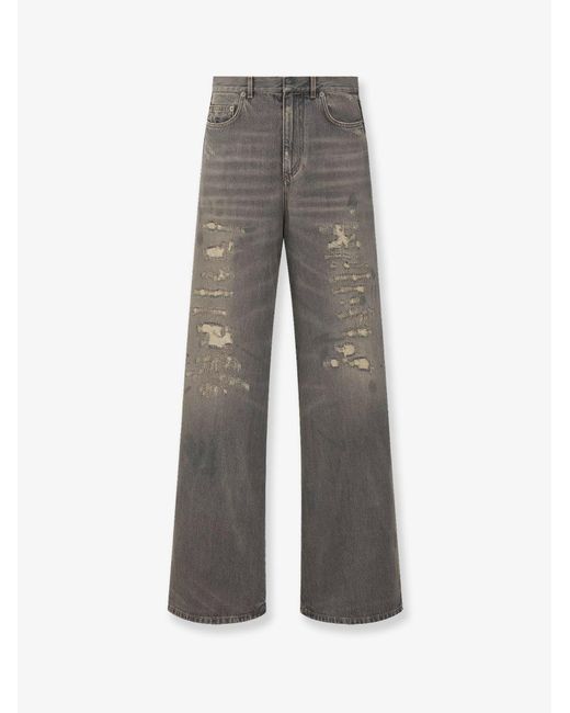 Dior Gray Dior Cotton Jeans