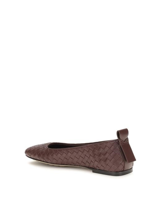 Bottega Veneta White Ballerina Shoes Charlotte