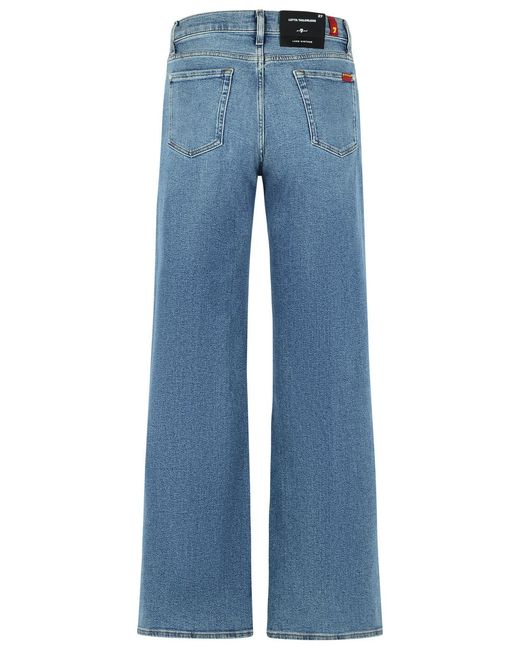 7 For All Mankind Blue Lotta Tailorless Light Jeans