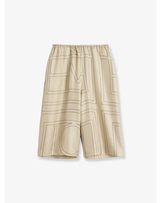 Totême Natural Organic Silk Bermuda Shorts