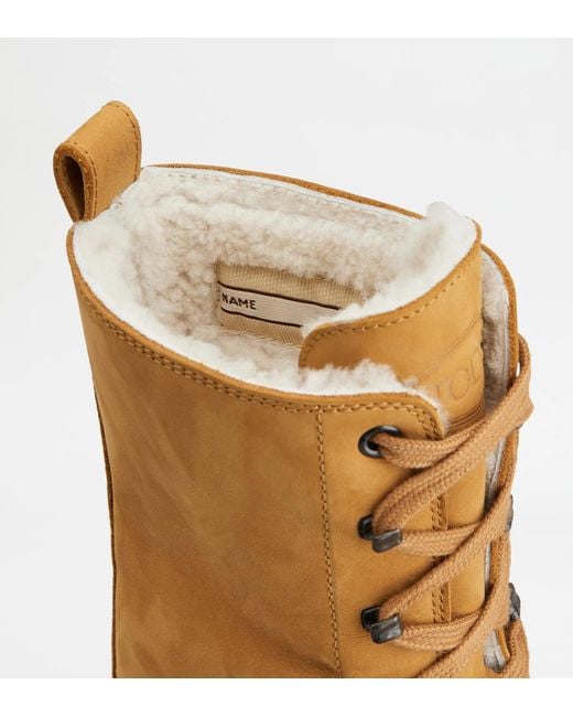 Tod's Brown Gommino Ankle Boots