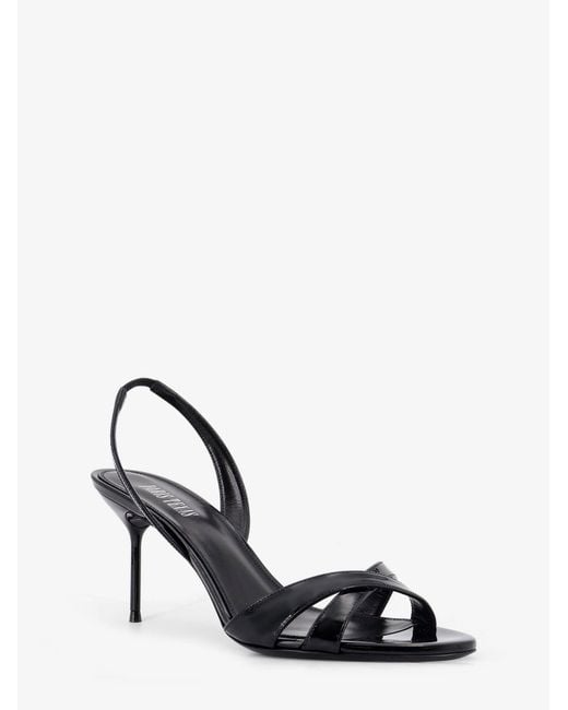 Paris Texas White Lidia Patent Leather Sandals