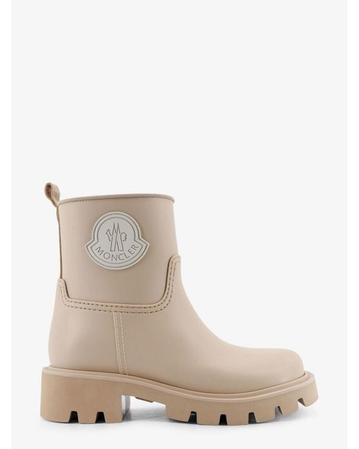 Moncler Natural Kickstream Rubber Rainboots