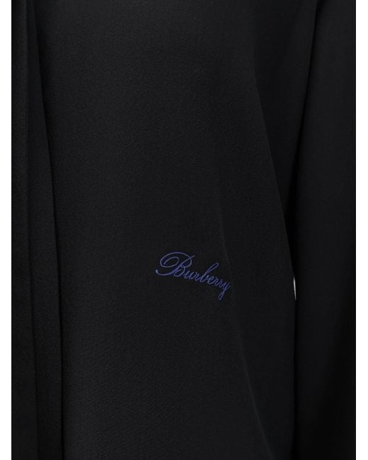 Burberry Black Rhiannon Silk Shirt