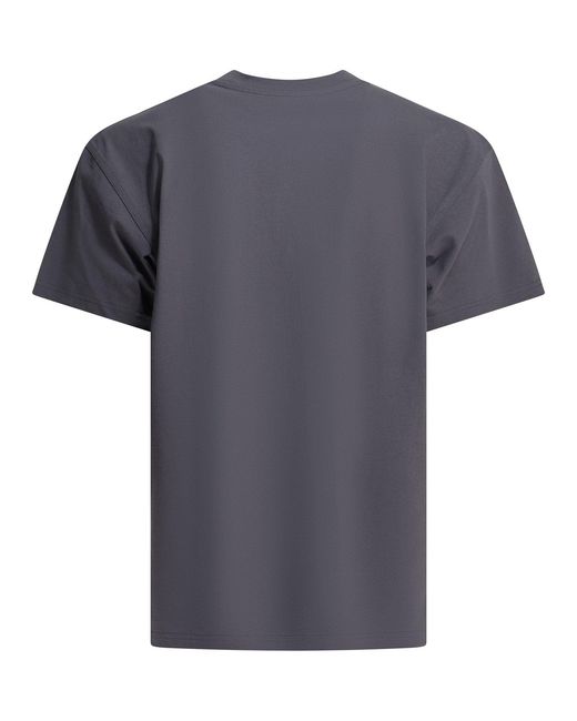 Carhartt Gray "American Script" Crew-Neck T-Shirt for men