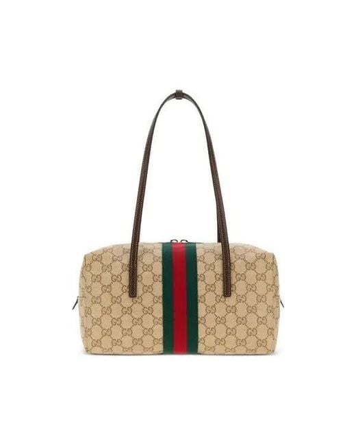Gucci Natural Melrose Medium Shoulder Bag
