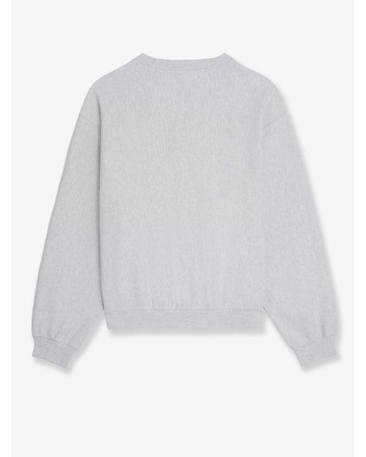 Céline White Relaxed Cotton Sweatshirt for men