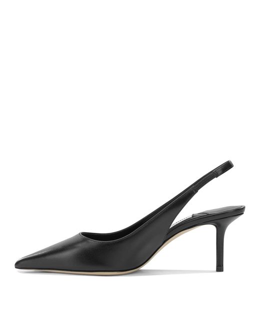 Jimmy Choo Black "Love 65Mm" Slinkgback