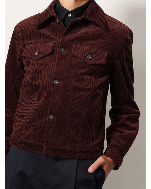 TONYWACK Red Corduroy Jacket