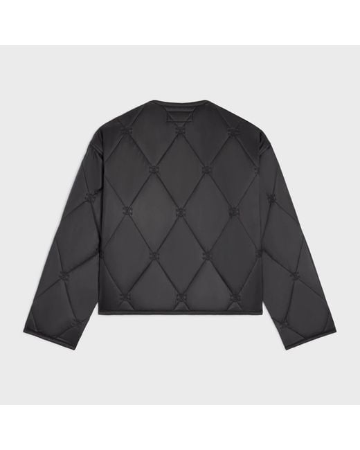 Céline Black Quilted Light Jacket