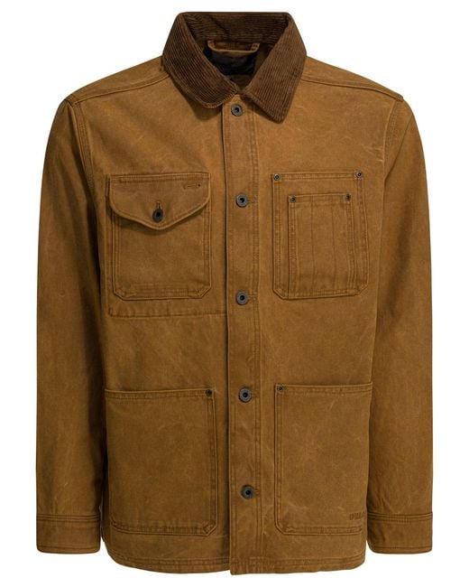 Filson Brown "Barn Coat" Lightweight Jacket for men