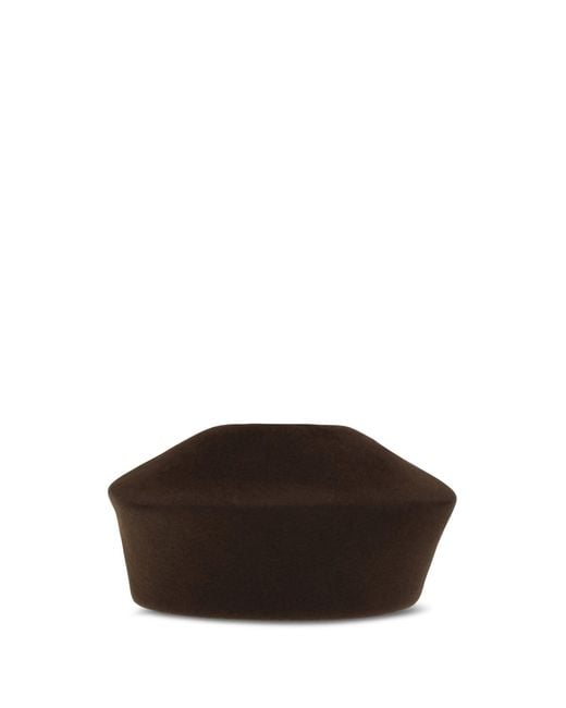 Loro Piana Brown Carys Fur Hat Dark Oak