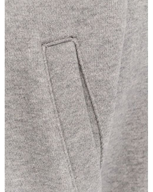 Entire studios Gray Eternal Zip Cotton Sweatshirt