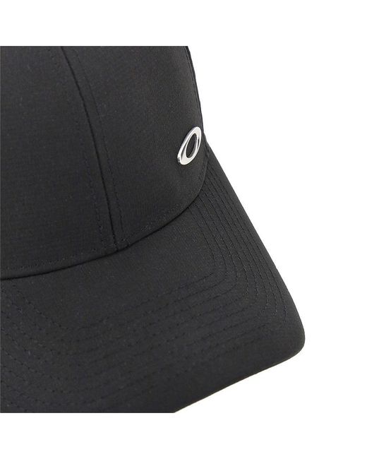 Oakley Black 'Essential Metal 25.0' Baseball Cap for men
