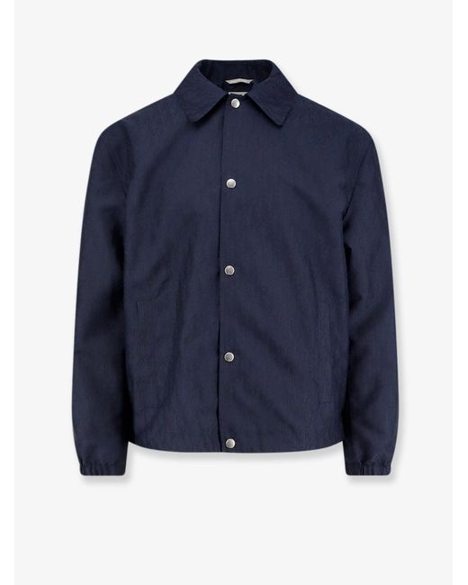 Dior Blue Dior Dior Oblique Technical Jacquard Coach Jacket for men