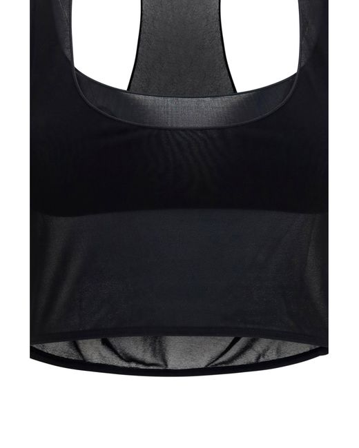 Gucci Black Viscose Bralette