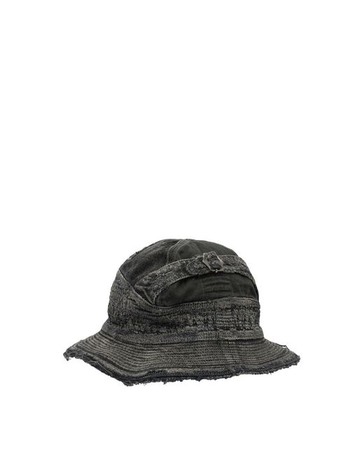 Kapital Black "The Old And The Sea" Bucket Hat for men