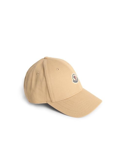 Moncler White Cotton Cap