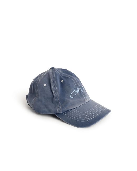 ERL Blue 'California' Cotton Cap