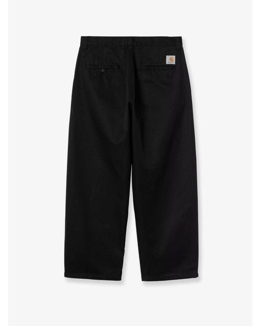 Carhartt Black Brady Pant Cotton Trousers for men