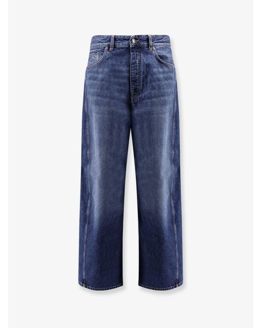 Givenchy Blue Twisted Stone-Washed Denim Jeans for men