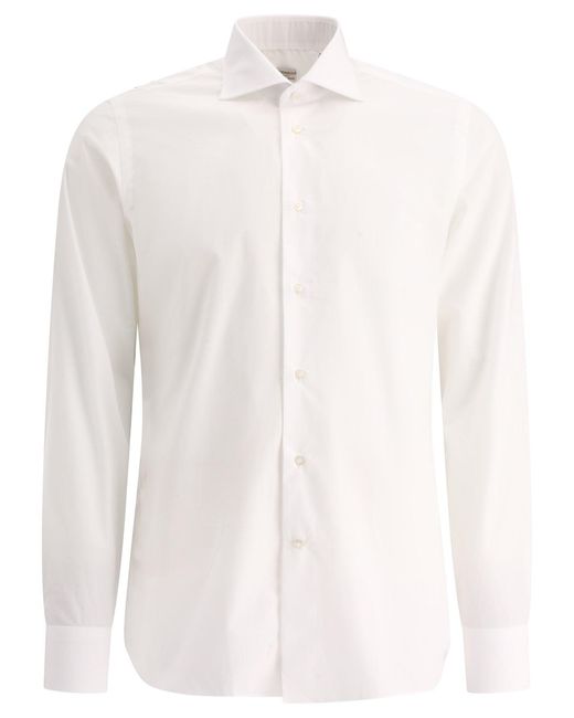 Borriello White Classic Shirt for men