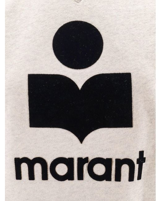 Isabel Marant White Sweatshirt Moby Recycled