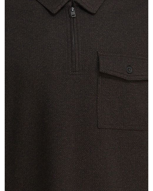 Vince Black Polo Shirts for men