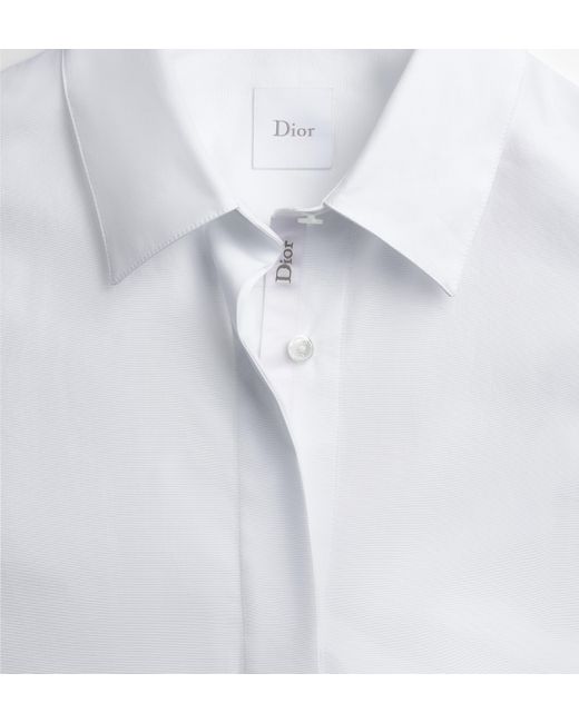 Dior White Cotton Poplin Shirt