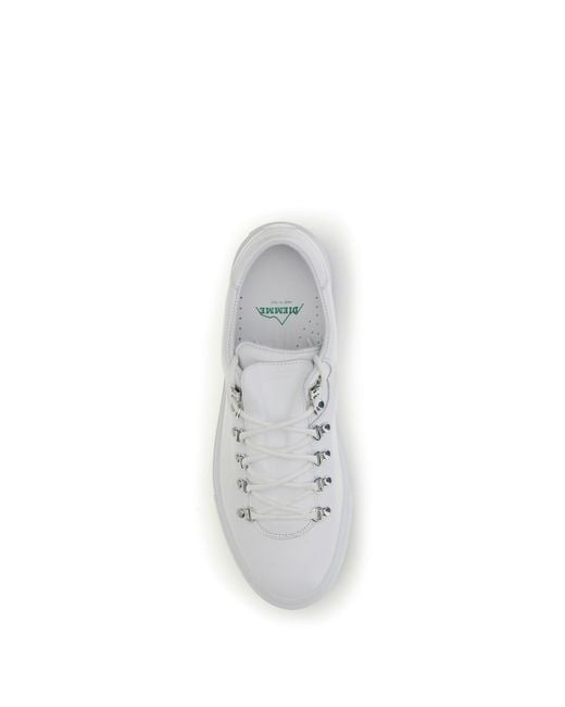Diemme White Sneakers Marostica Calf Leather for men