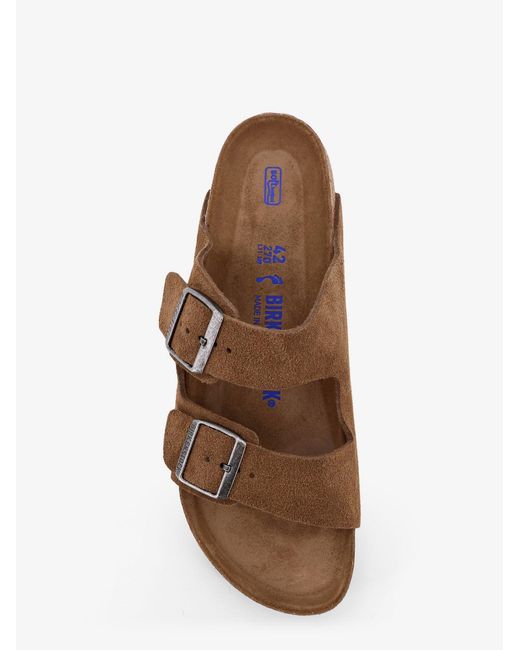 Birkenstock Brown Arizona Bs Suede Sandals for men