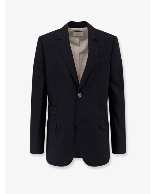 AMI Blue Clothing Lana Vergine for men