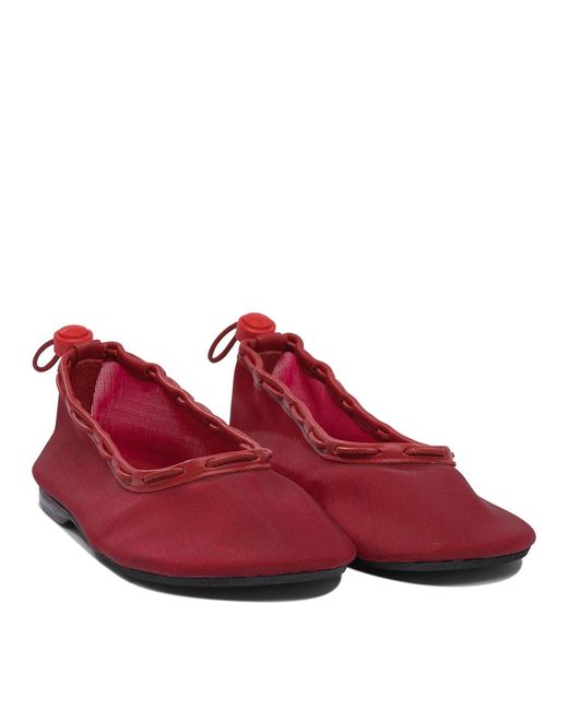 Alohas Red Gill Ballerinas