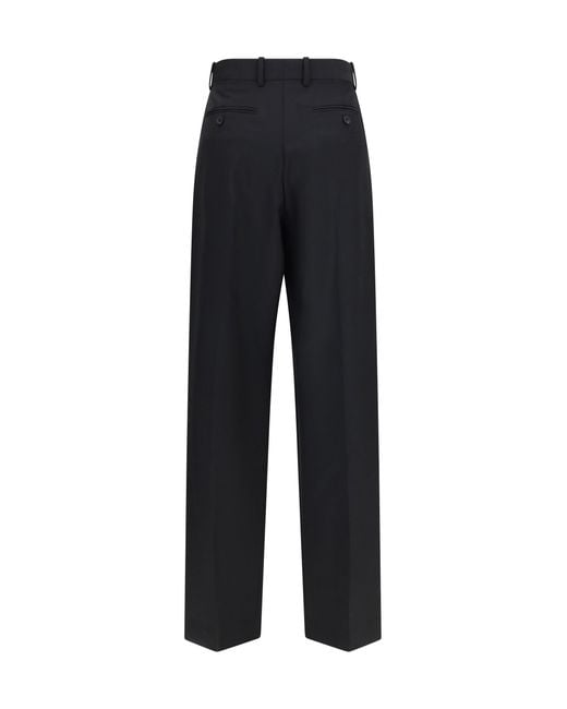Givenchy Black Double-Pleat Pants