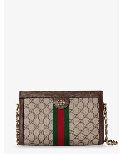 Gucci Gray Coated Canvas Ophidia Shoulder Bag