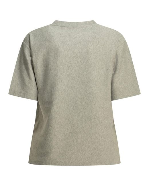 Céline Gray Cotton T-Shirt