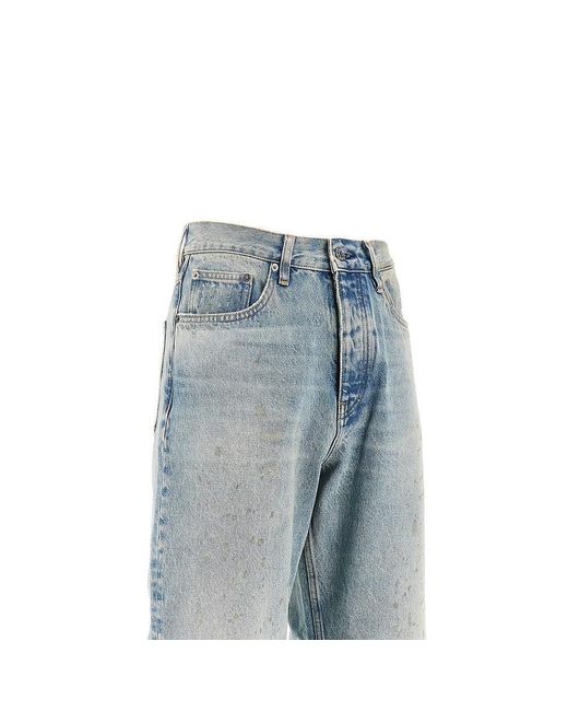 sunflower Blue Relaxed Boot Jeans for men